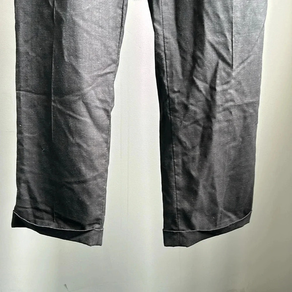 Men's Dark Gray Dress Pants 38 XL | 38 XL Dress Pants | 38XL Pants | Wool - Picture 3 of 6